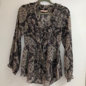 Rebecca Taylor Peplum Blouse 4
